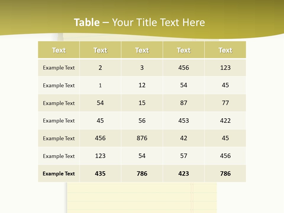 A Piece Of Yellow Paper With A Note Attached To It PowerPoint Template