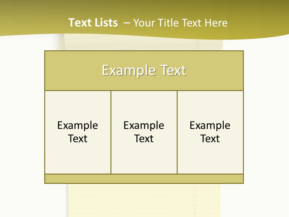 A Piece Of Yellow Paper With A Note Attached To It PowerPoint Template