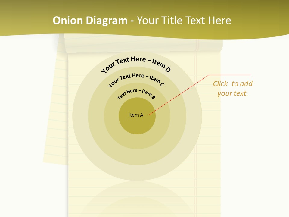 A Piece Of Yellow Paper With A Note Attached To It PowerPoint Template