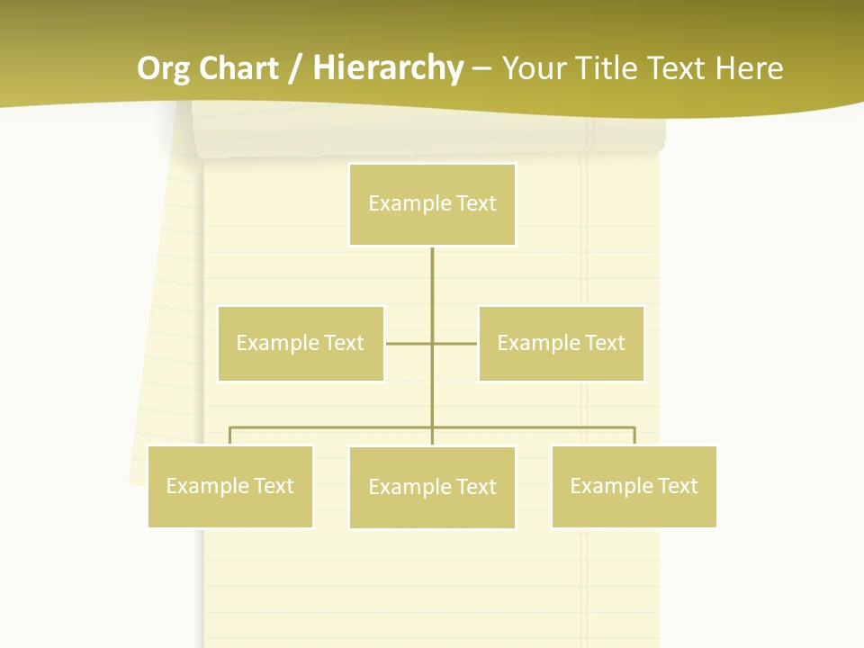 A Piece Of Yellow Paper With A Note Attached To It PowerPoint Template