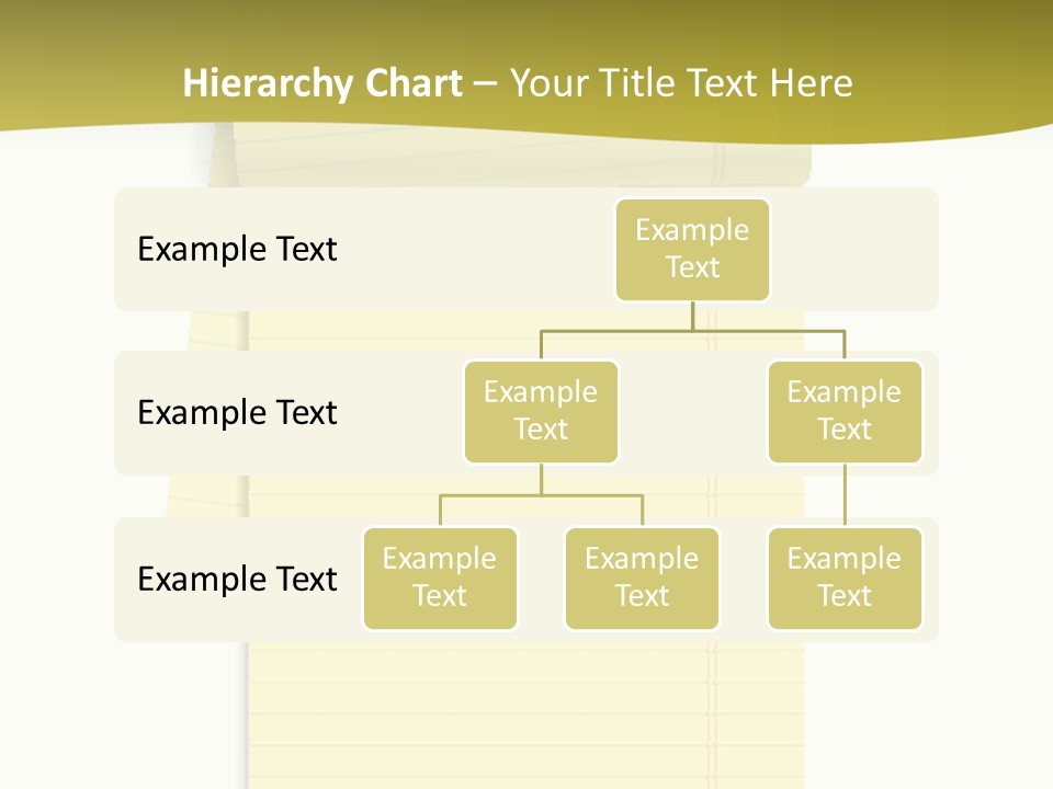 A Piece Of Yellow Paper With A Note Attached To It PowerPoint Template