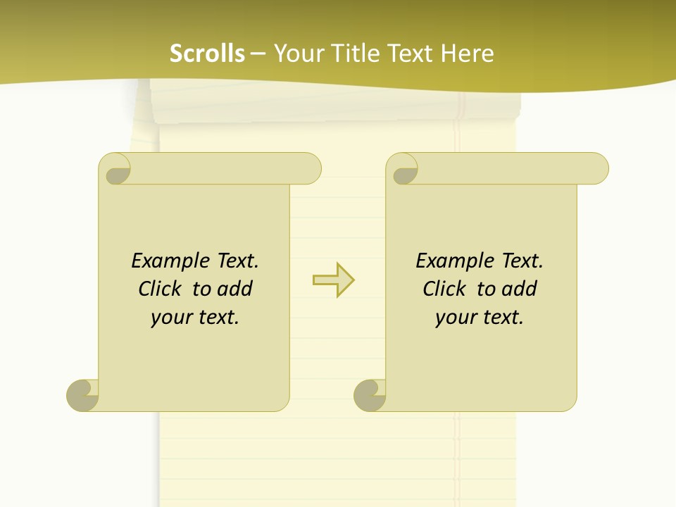 A Piece Of Yellow Paper With A Note Attached To It PowerPoint Template