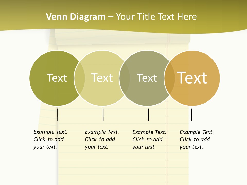 A Piece Of Yellow Paper With A Note Attached To It PowerPoint Template
