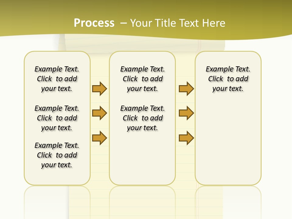 A Piece Of Yellow Paper With A Note Attached To It PowerPoint Template