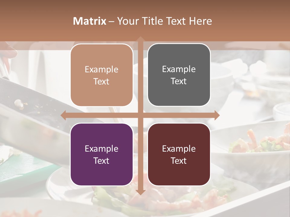 A Person Cooking Food On A Grill With Chopsticks PowerPoint Template