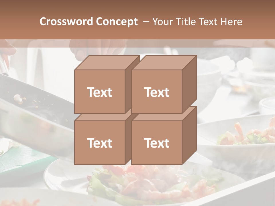 A Person Cooking Food On A Grill With Chopsticks PowerPoint Template