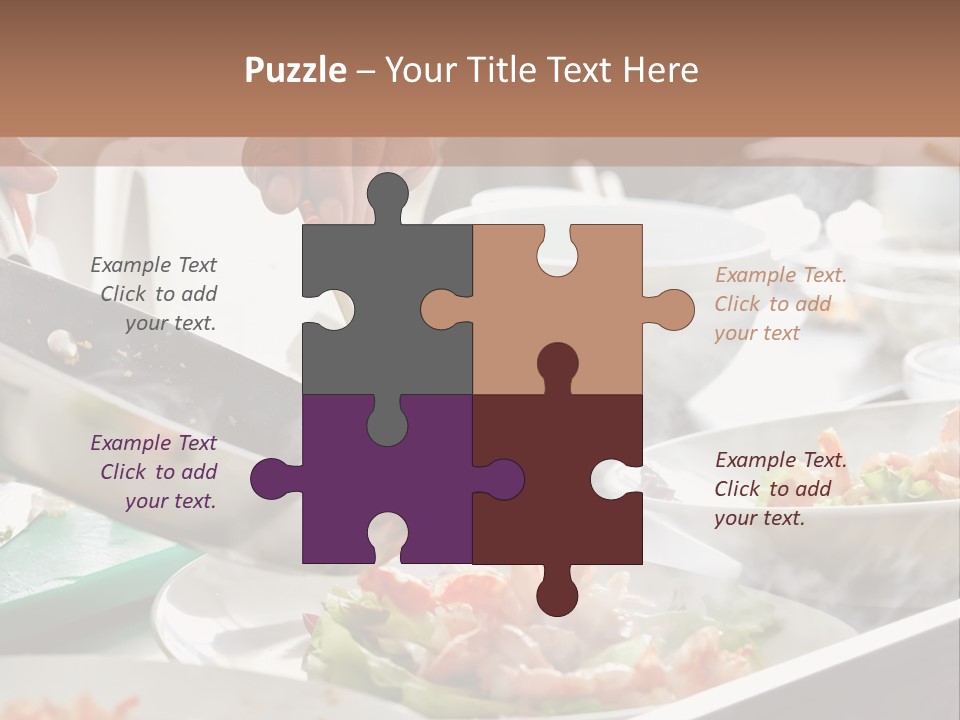 A Person Cooking Food On A Grill With Chopsticks PowerPoint Template