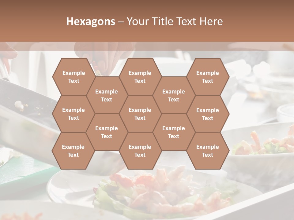 A Person Cooking Food On A Grill With Chopsticks PowerPoint Template