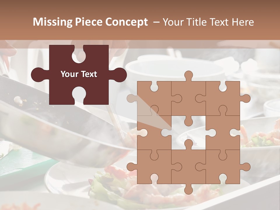 A Person Cooking Food On A Grill With Chopsticks PowerPoint Template