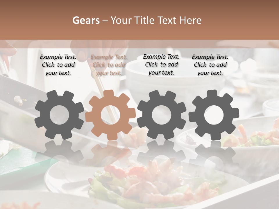 A Person Cooking Food On A Grill With Chopsticks PowerPoint Template