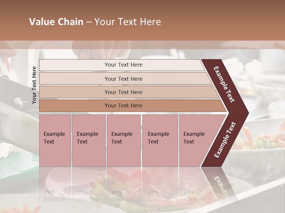 A Person Cooking Food On A Grill With Chopsticks PowerPoint Template