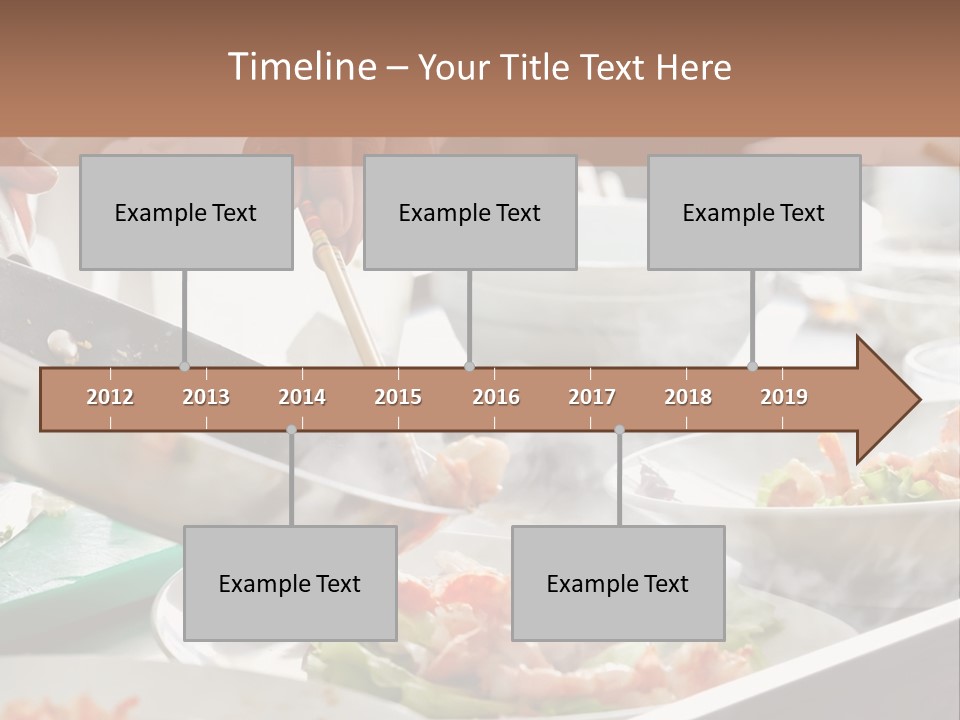 A Person Cooking Food On A Grill With Chopsticks PowerPoint Template