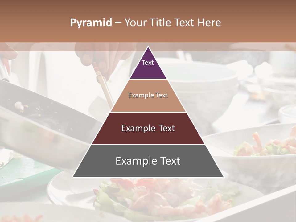 A Person Cooking Food On A Grill With Chopsticks PowerPoint Template