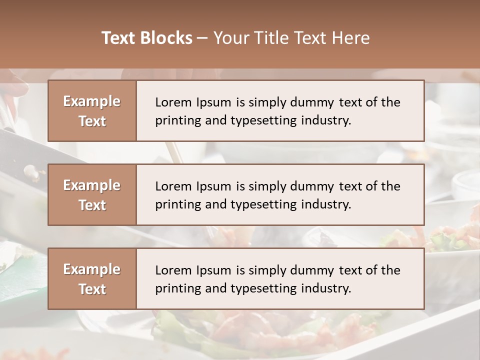 A Person Cooking Food On A Grill With Chopsticks PowerPoint Template