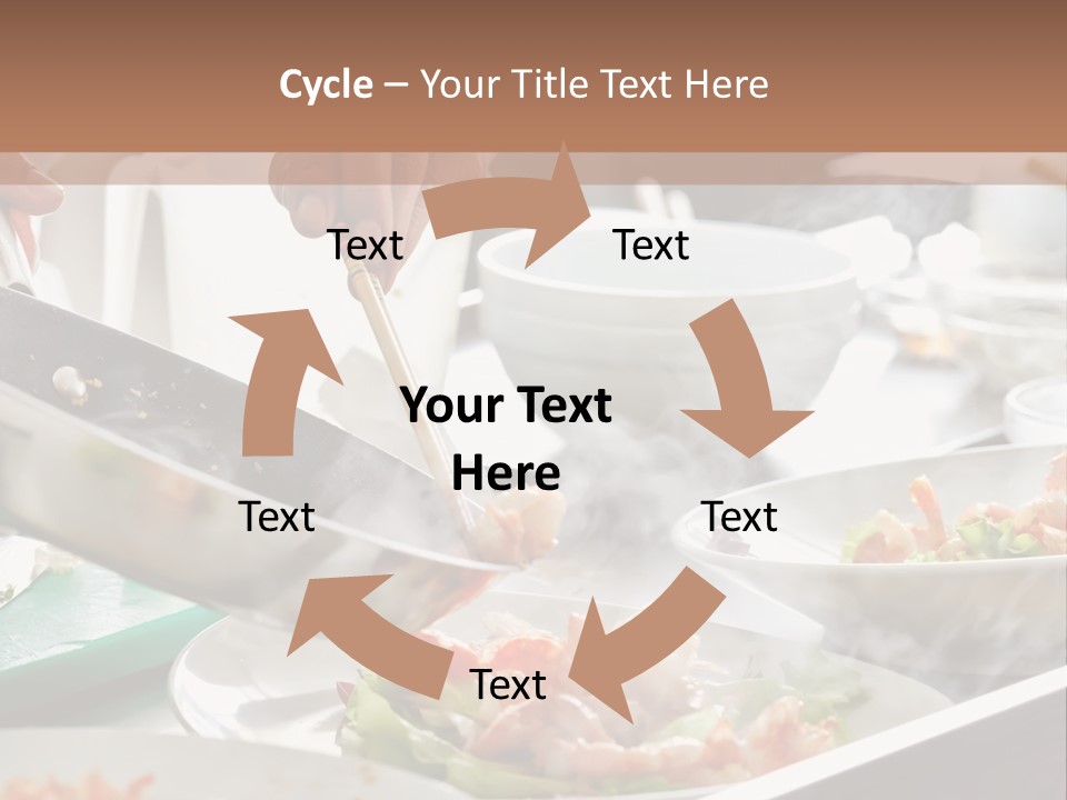 A Person Cooking Food On A Grill With Chopsticks PowerPoint Template