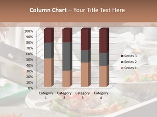 A Person Cooking Food On A Grill With Chopsticks PowerPoint Template