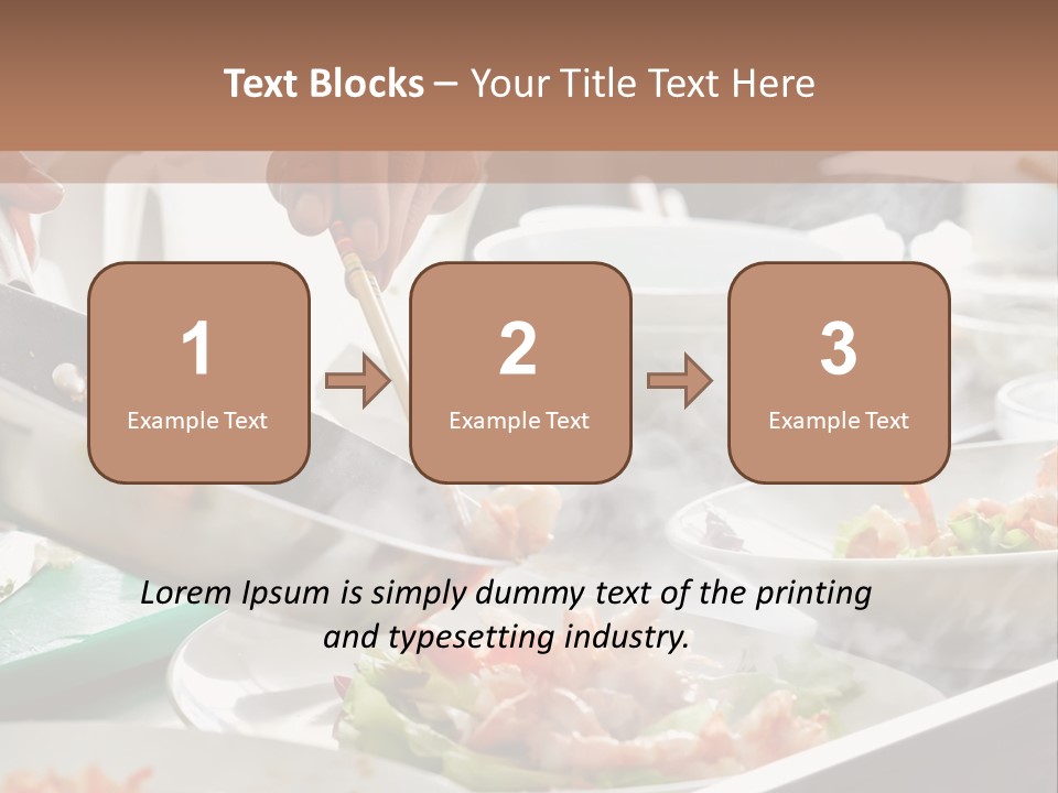 A Person Cooking Food On A Grill With Chopsticks PowerPoint Template