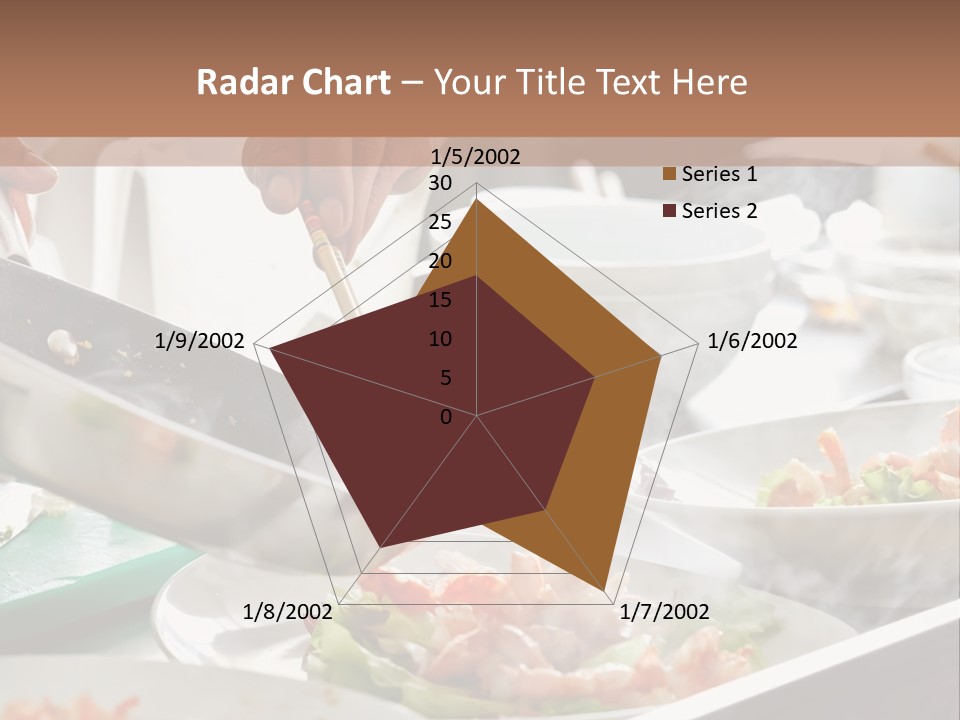 A Person Cooking Food On A Grill With Chopsticks PowerPoint Template