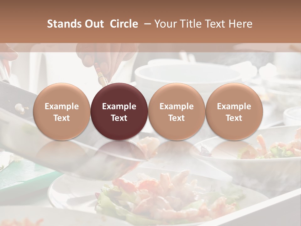 A Person Cooking Food On A Grill With Chopsticks PowerPoint Template