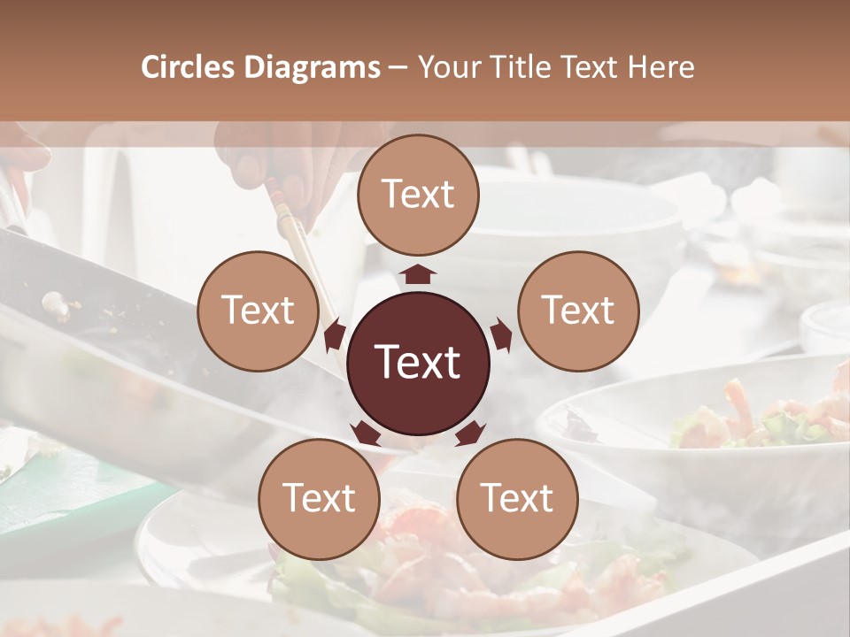 A Person Cooking Food On A Grill With Chopsticks PowerPoint Template