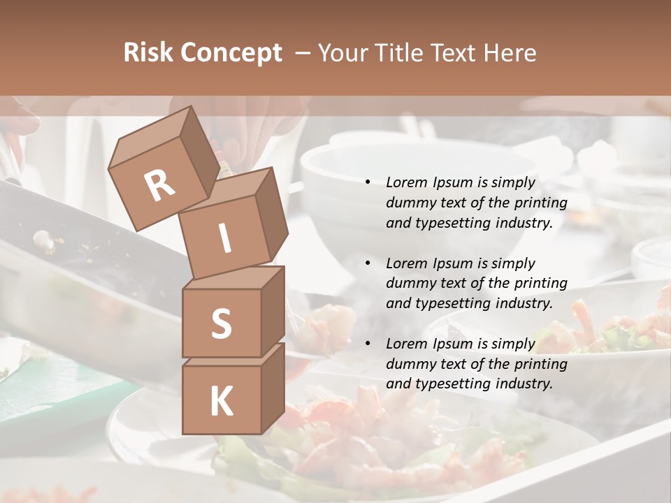 A Person Cooking Food On A Grill With Chopsticks PowerPoint Template