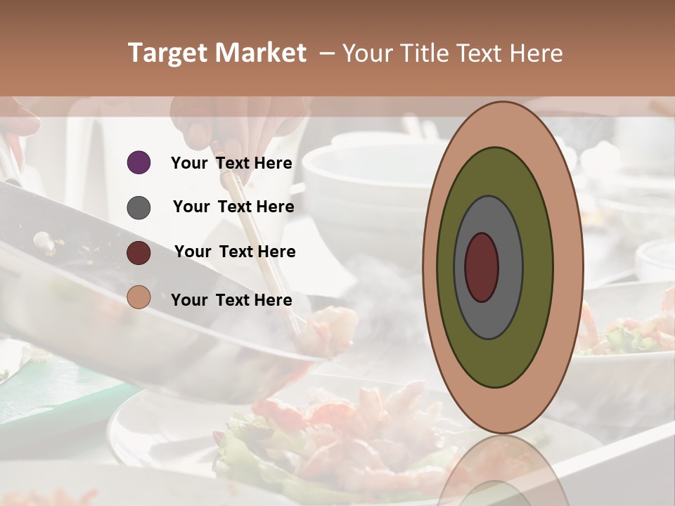 A Person Cooking Food On A Grill With Chopsticks PowerPoint Template