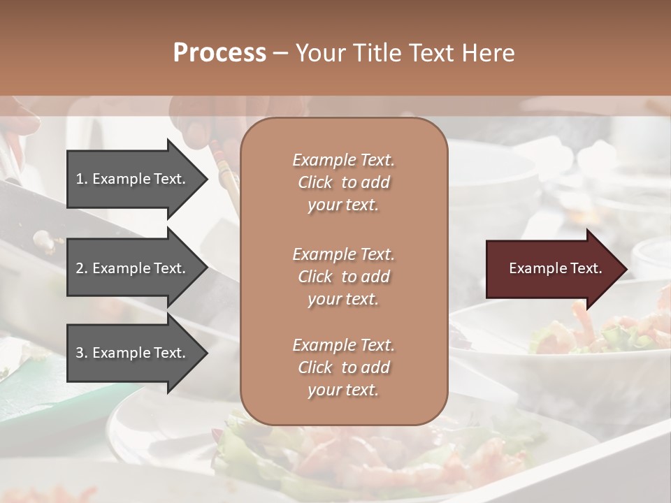 A Person Cooking Food On A Grill With Chopsticks PowerPoint Template