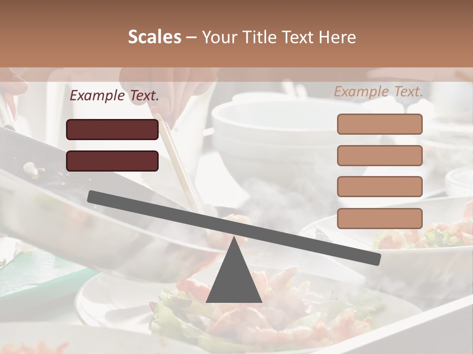 A Person Cooking Food On A Grill With Chopsticks PowerPoint Template