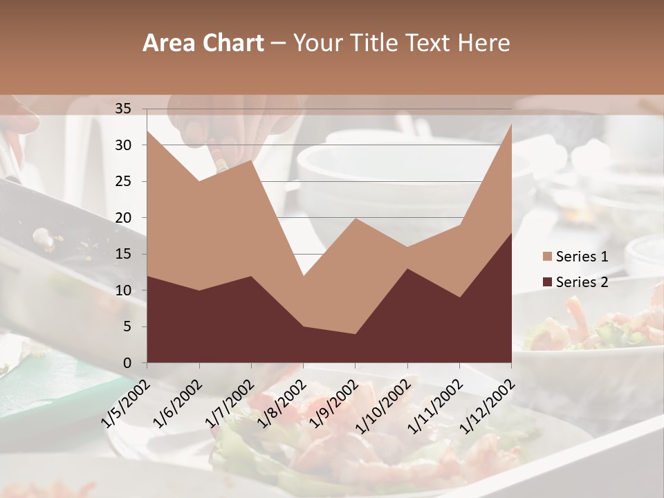 A Person Cooking Food On A Grill With Chopsticks PowerPoint Template