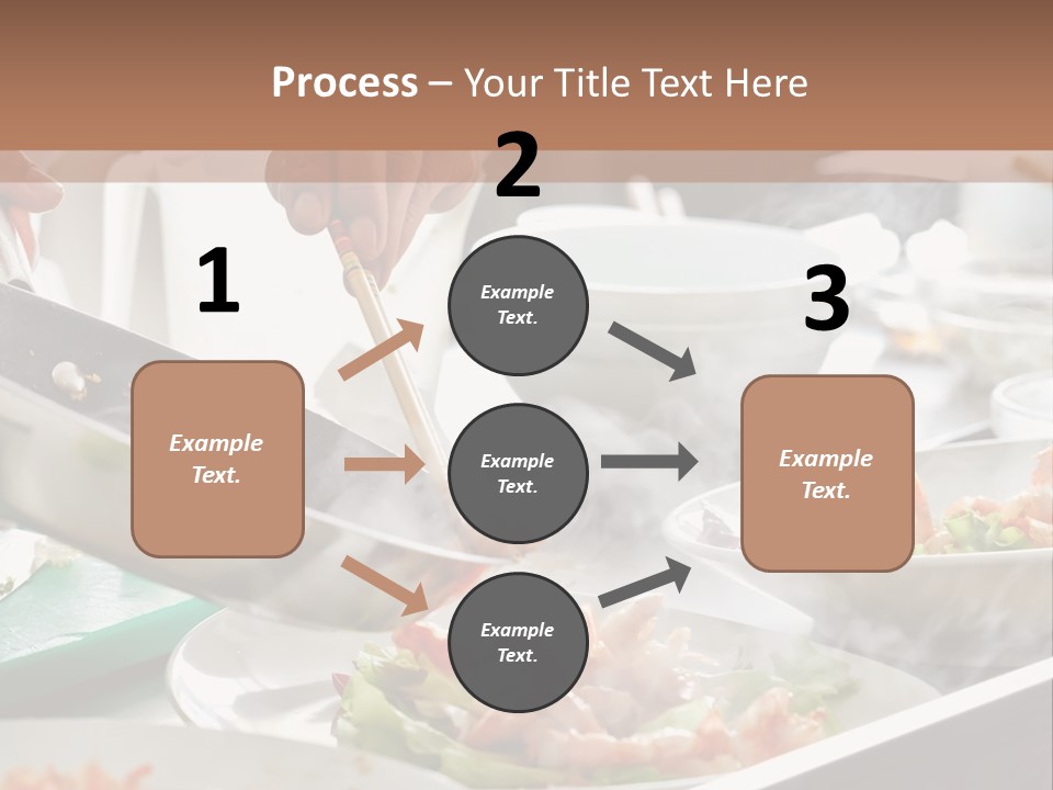 A Person Cooking Food On A Grill With Chopsticks PowerPoint Template