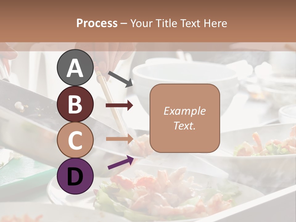 A Person Cooking Food On A Grill With Chopsticks PowerPoint Template