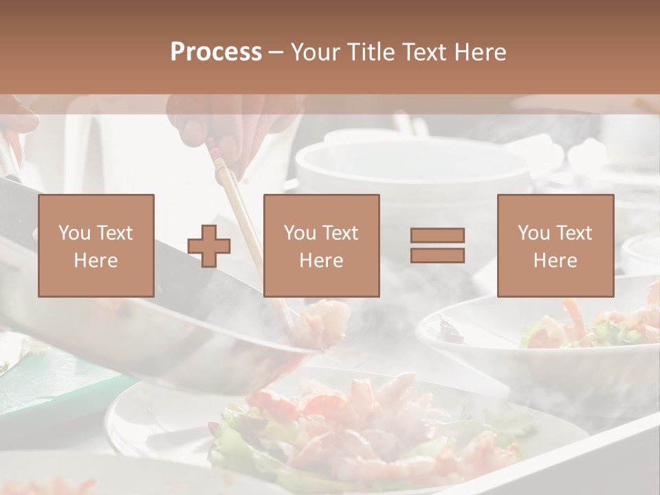 A Person Cooking Food On A Grill With Chopsticks PowerPoint Template