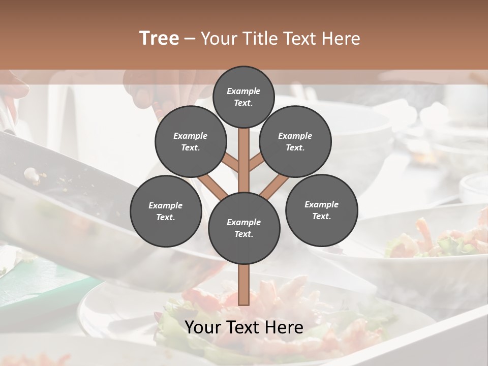 A Person Cooking Food On A Grill With Chopsticks PowerPoint Template