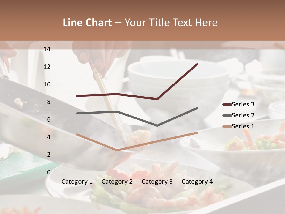 A Person Cooking Food On A Grill With Chopsticks PowerPoint Template