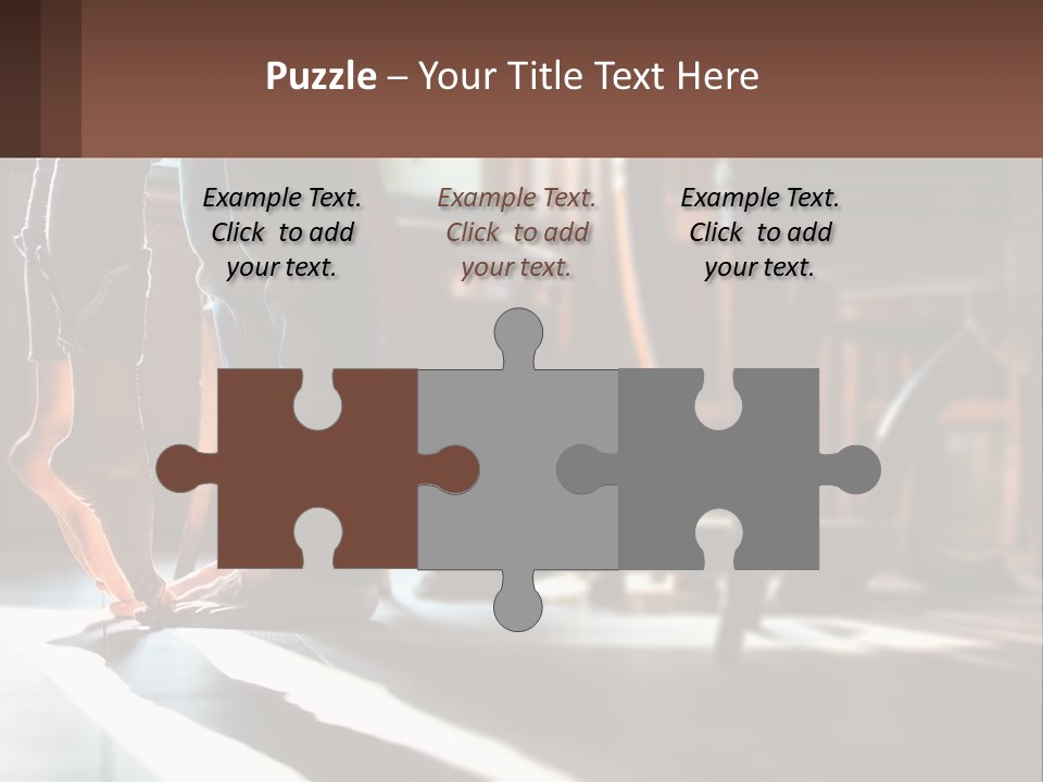 A Person Standing On Top Of A Wooden Table PowerPoint Template