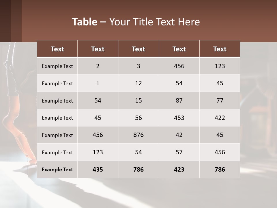 A Person Standing On Top Of A Wooden Table PowerPoint Template