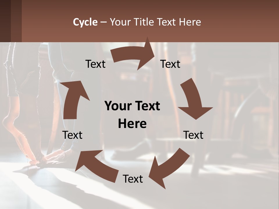 A Person Standing On Top Of A Wooden Table PowerPoint Template