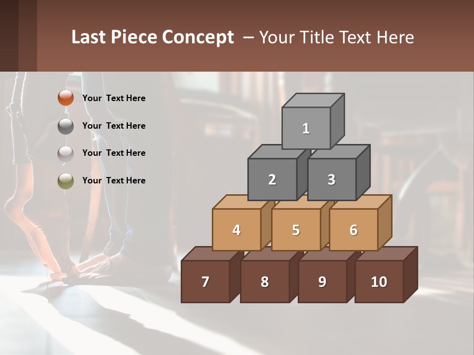 A Person Standing On Top Of A Wooden Table PowerPoint Template