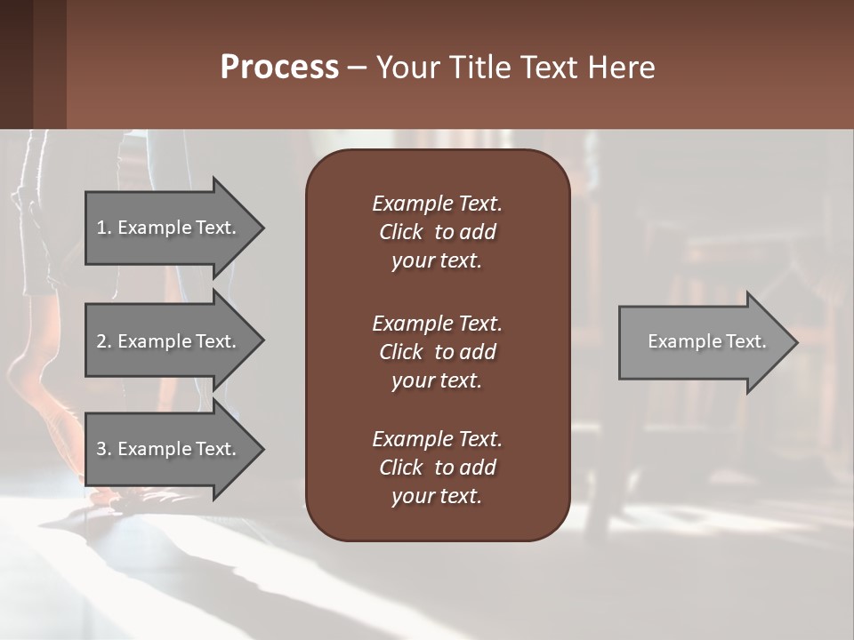 A Person Standing On Top Of A Wooden Table PowerPoint Template