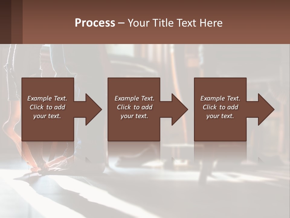 A Person Standing On Top Of A Wooden Table PowerPoint Template