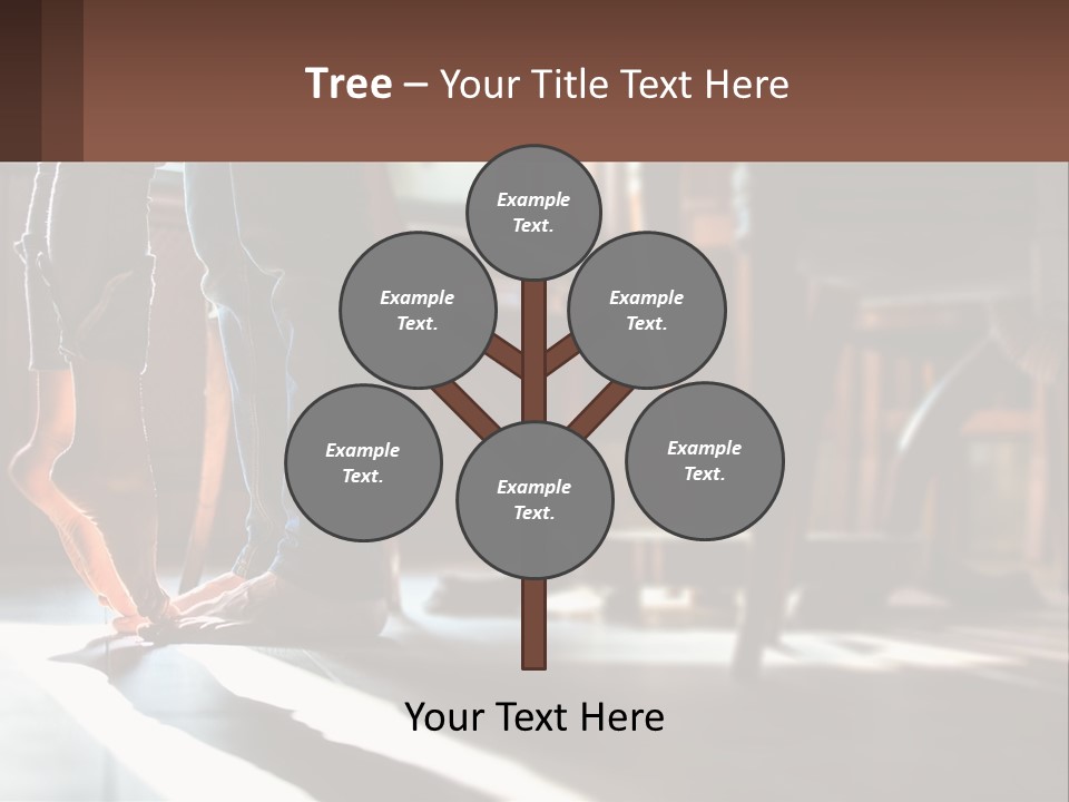 A Person Standing On Top Of A Wooden Table PowerPoint Template