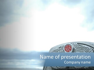 A Hat Sitting On Top Of A Sandy Beach PowerPoint Template