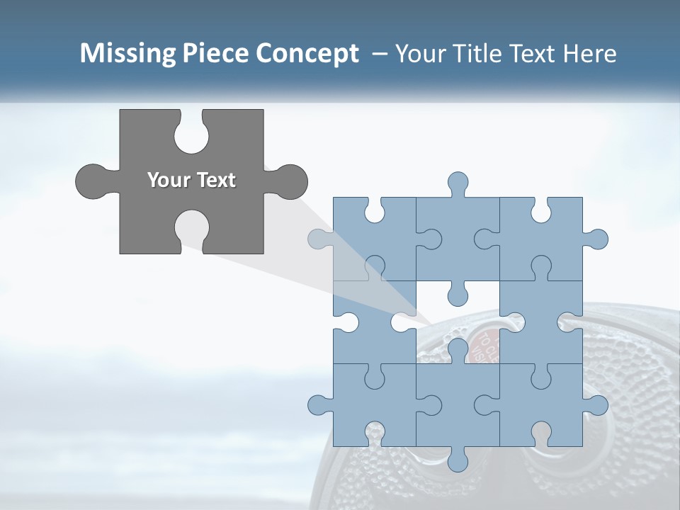 A Hat Sitting On Top Of A Sandy Beach PowerPoint Template