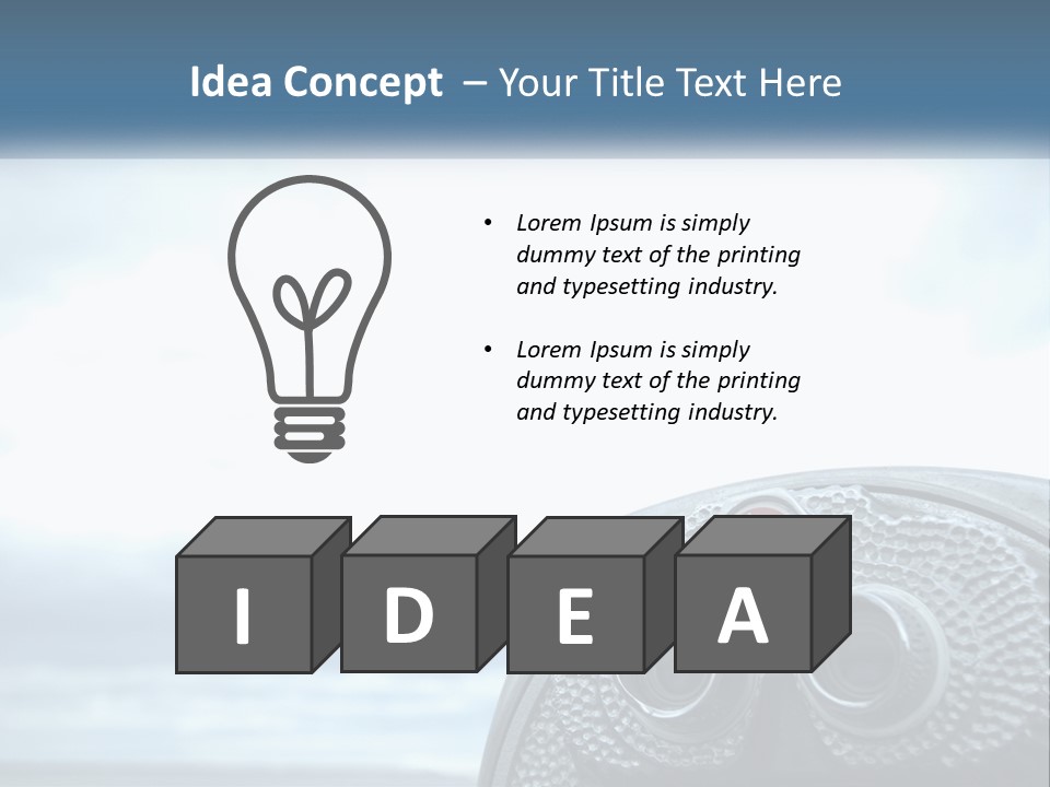 A Hat Sitting On Top Of A Sandy Beach PowerPoint Template