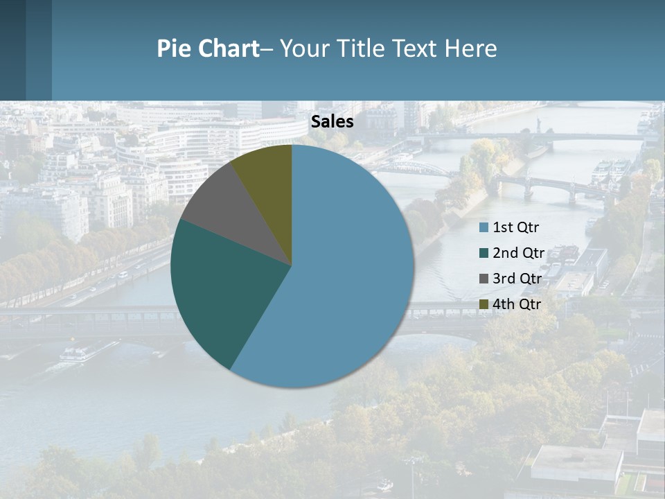 A Bridge Over A River With A City In The Background PowerPoint Template