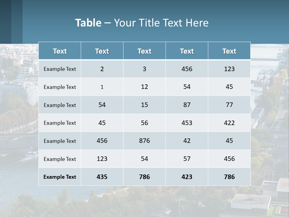 A Bridge Over A River With A City In The Background PowerPoint Template