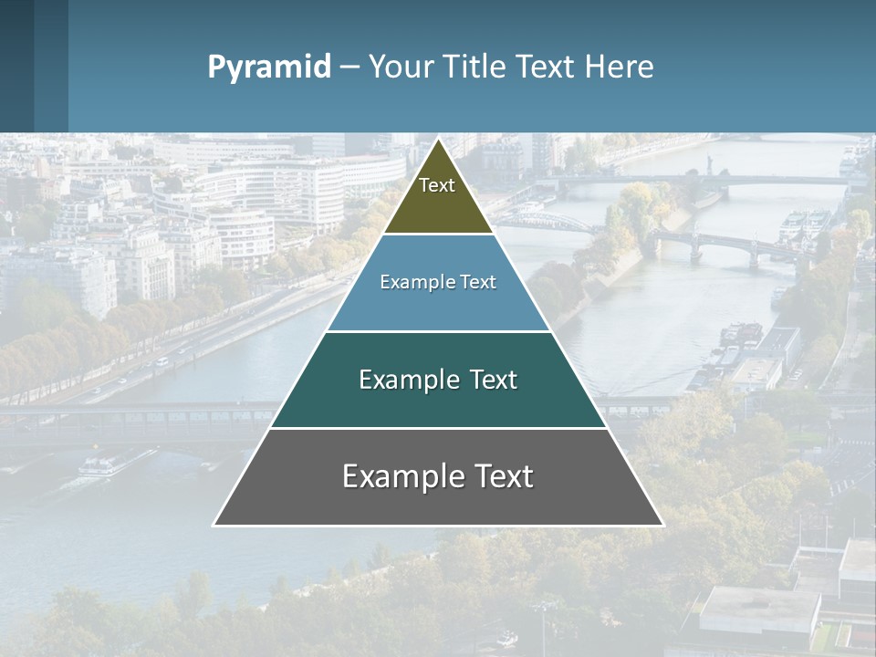 A Bridge Over A River With A City In The Background PowerPoint Template