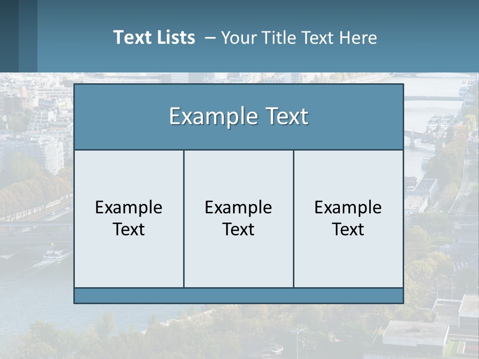 A Bridge Over A River With A City In The Background PowerPoint Template
