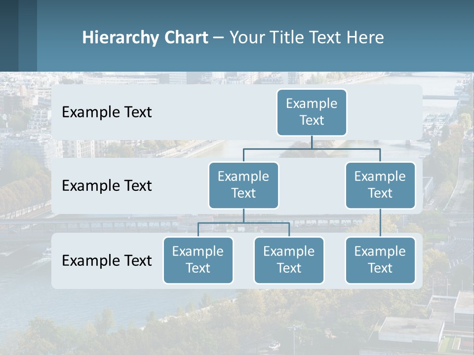 A Bridge Over A River With A City In The Background PowerPoint Template