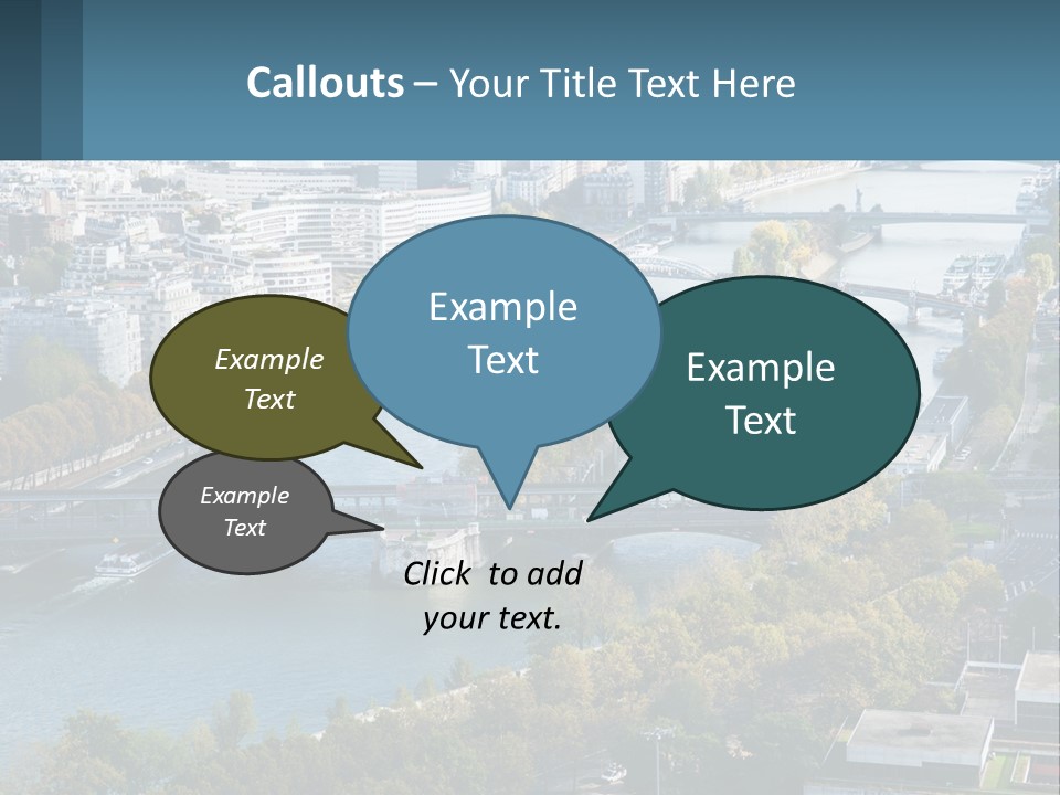 A Bridge Over A River With A City In The Background PowerPoint Template